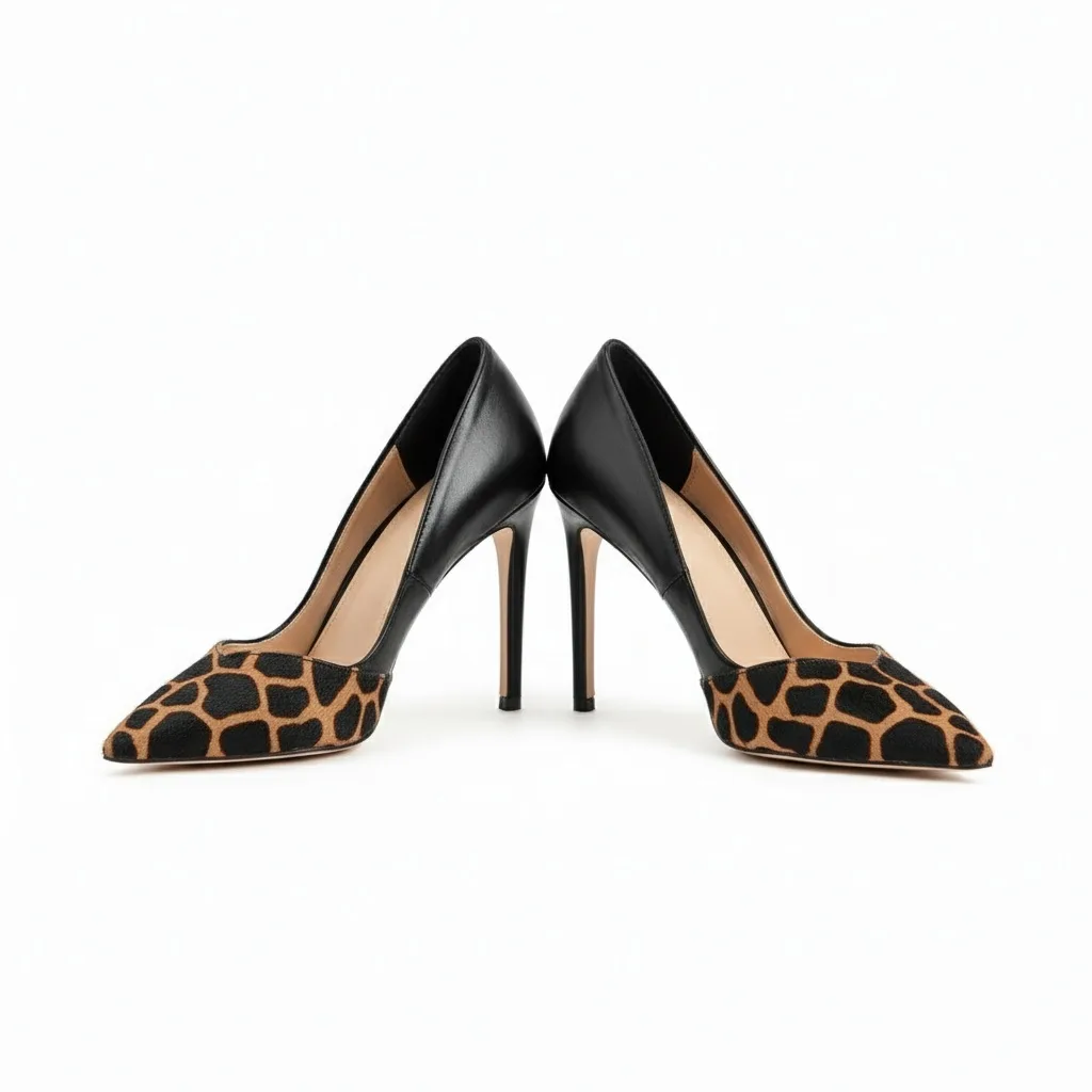 Luxury Handmade brown and beige shoes.